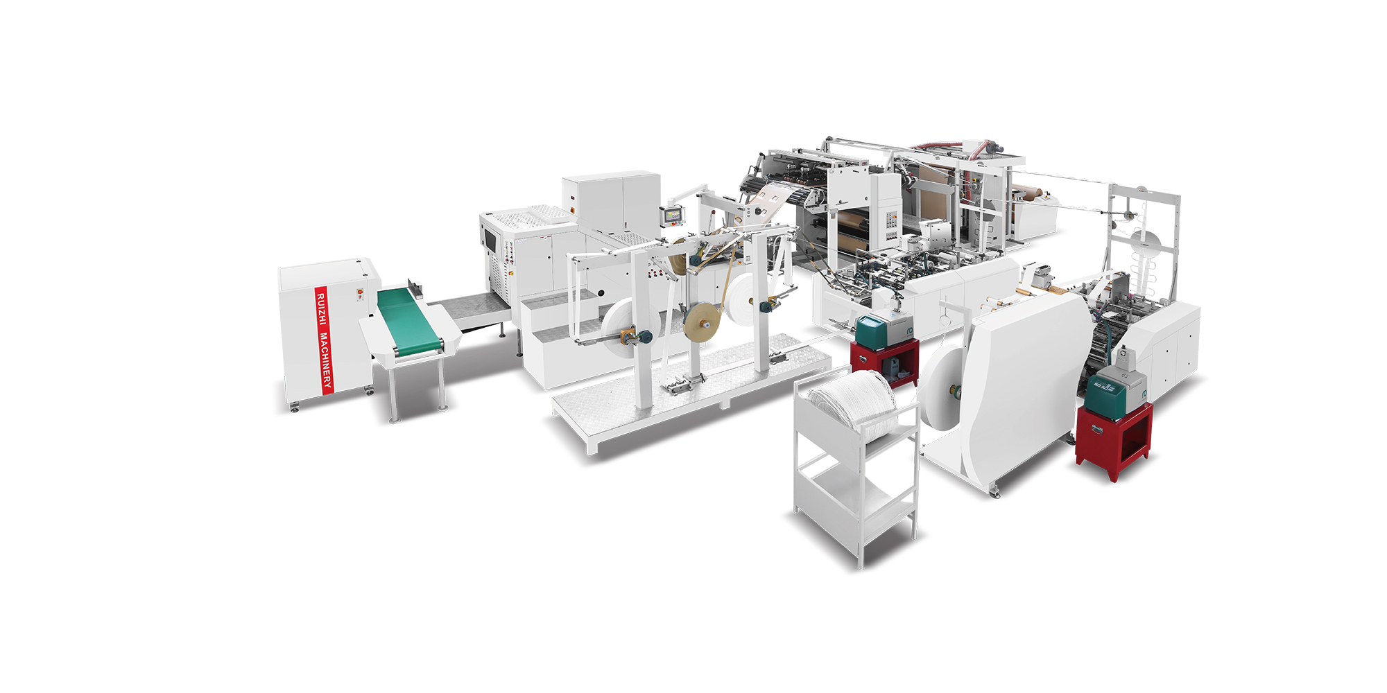 RZFD-330TF圓扁一體手提袋方底紙袋機