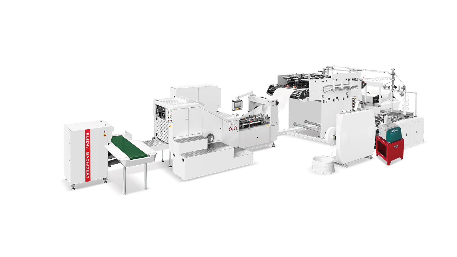 銳志機械方底330T圓繩手提紙袋機,外賣袋的新選擇