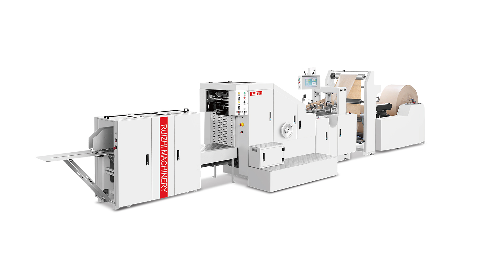 銳志機械RZFD-190高速方底紙袋機連體印刷機：助力環(huán)保解決方案